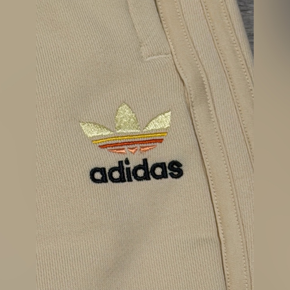 Adidas Beige Jogger Pants - Picture 7 of 10